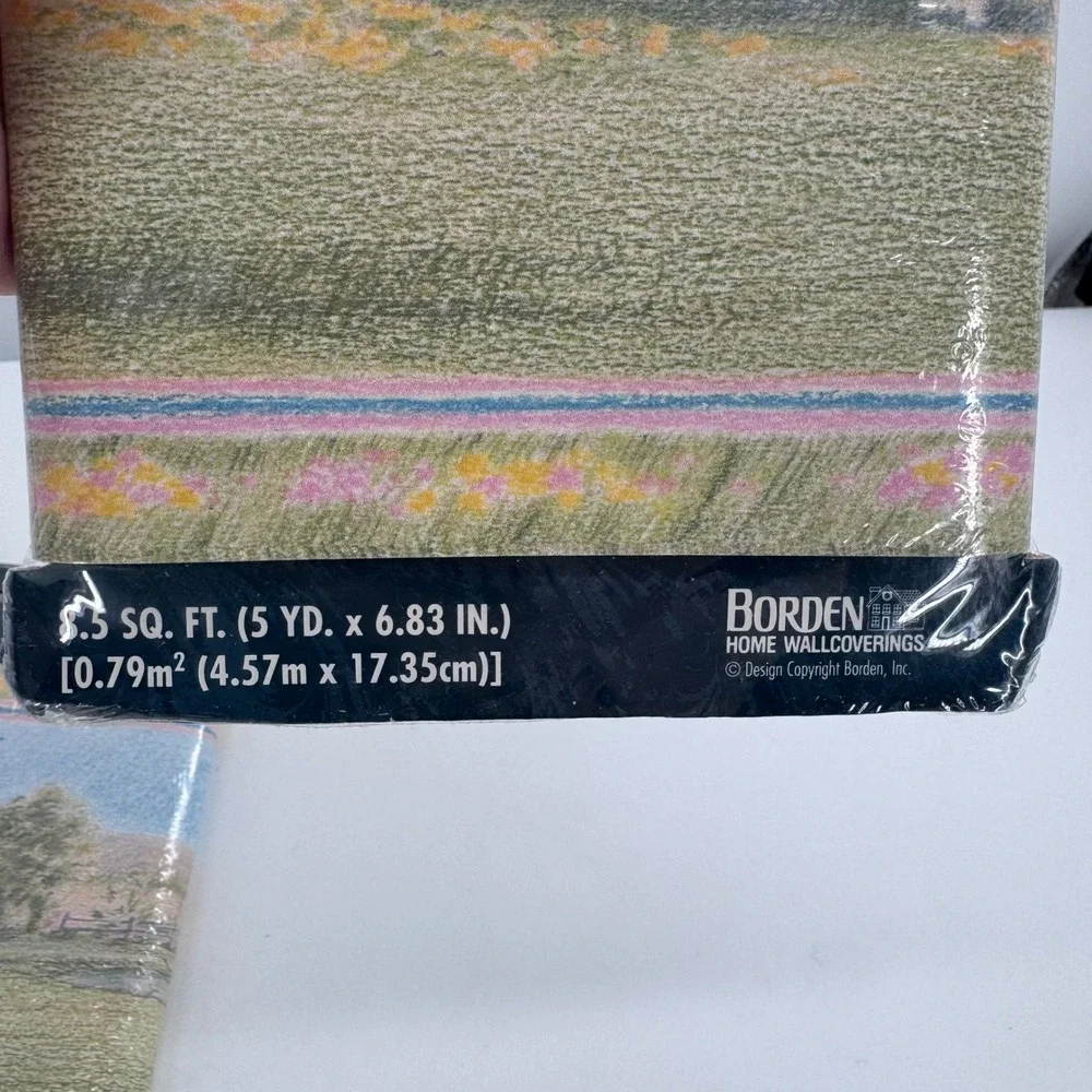 Borden Wallpaper Border Horse Pastoral WFP6358 3 Rolls Outdoors Equestrian Decor
